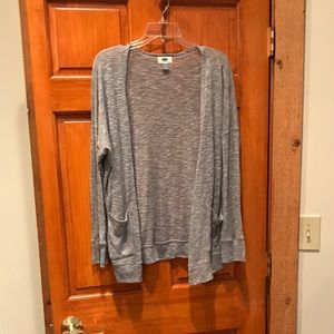 Old Navy Heathered-Gray Cardigan